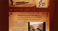 Desktop Screenshot of janespackaging.com